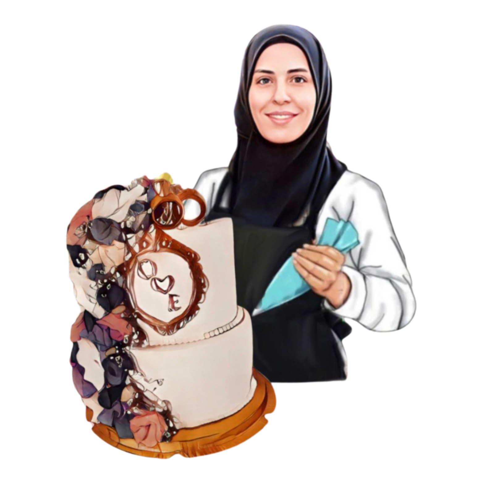 مدربة دورة الكعك