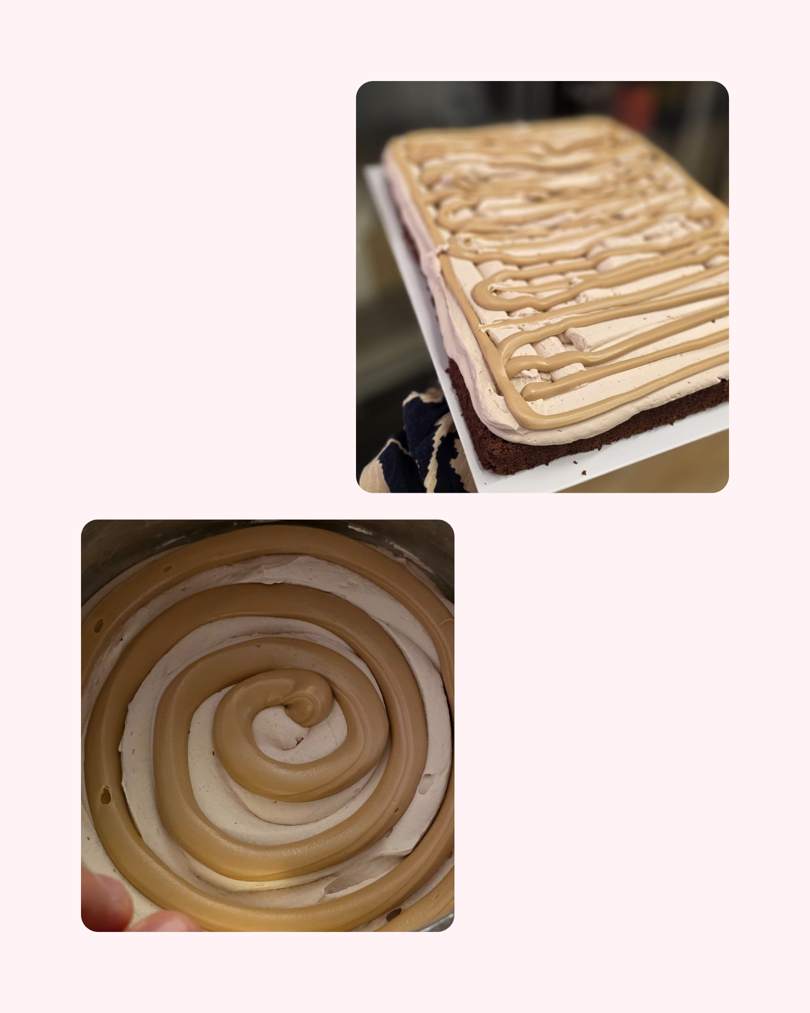 كعكة عالية واطية